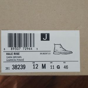 clarks hale rise dark brown